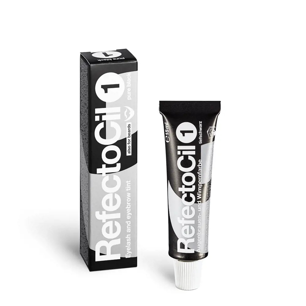 REFECTOCIL EYELASH AND EYEBROW TINT #1-pure black 15 ml REFECTOCIL EYELASH AND EYEBROW TINT #1-pure black 15 ml