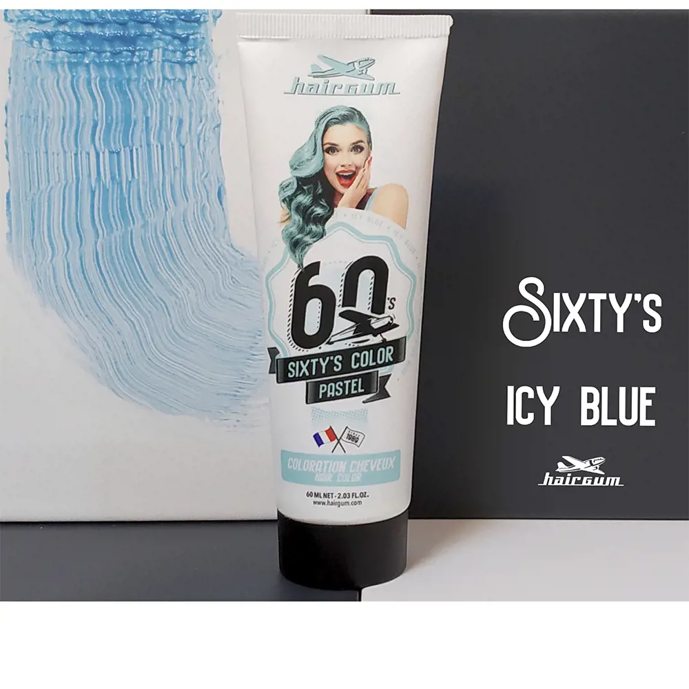 HAIRGUM SIXTY'S COLOR hair color #icy blue 60 ml HAIRGUM SIXTY'S COLOR hair color #icy blue 60 ml - Image 3