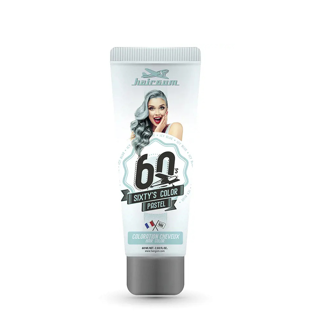 HAIRGUM SIXTY'S COLOR hair color #icy blue 60 ml HAIRGUM SIXTY'S COLOR hair color #icy blue 60 ml