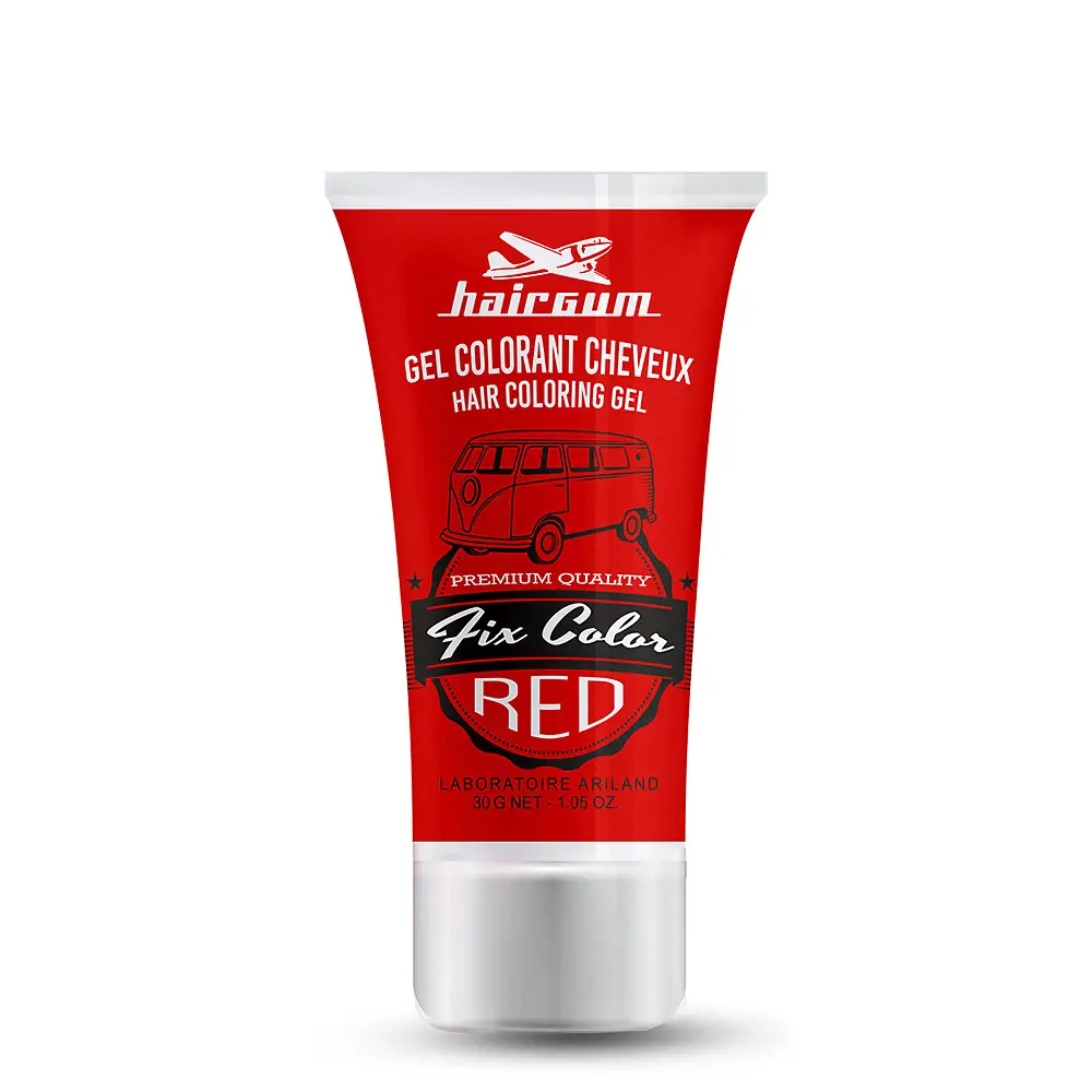 HAIRGUM FIX COLOR gel colorant #red HAIRGUM FIX COLOR gel colorant #red