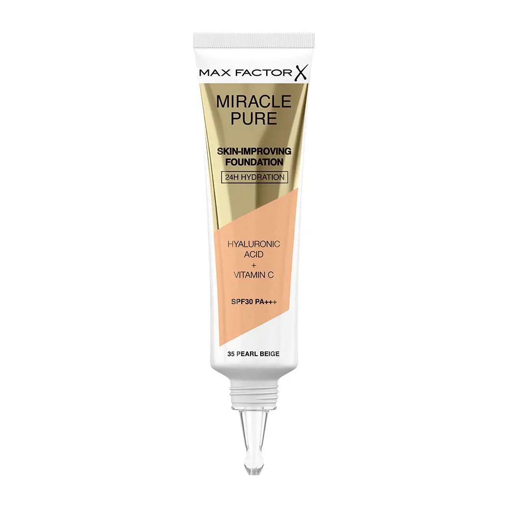 MAX FACTOR MIRACLE PURE foundation SPF30 #35-pearl beige MAX FACTOR MIRACLE PURE foundation SPF30 #35-pearl beige - Image 2