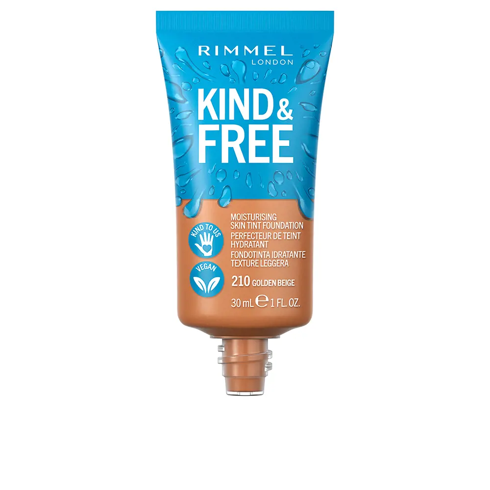 RIMMEL LONDON KIND & FREE skin tint foundation #210-golden beige