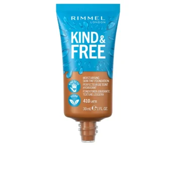 RIMMEL LONDON KIND & FREE skin tint foundation #410-latte