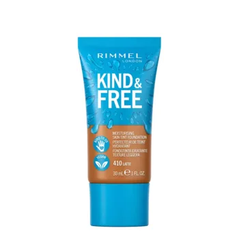 RIMMEL LONDON KIND & FREE skin tint foundation #410-latte