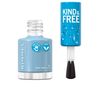 RIMMEL LONDON KIND & FREE nail polish #152-tidal wave blue