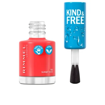 RIMMEL LONDON KIND & FREE nail polish #155-sunset soar
