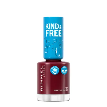 RIMMEL LONDON KIND & FREE nail polish #157-berry opulence