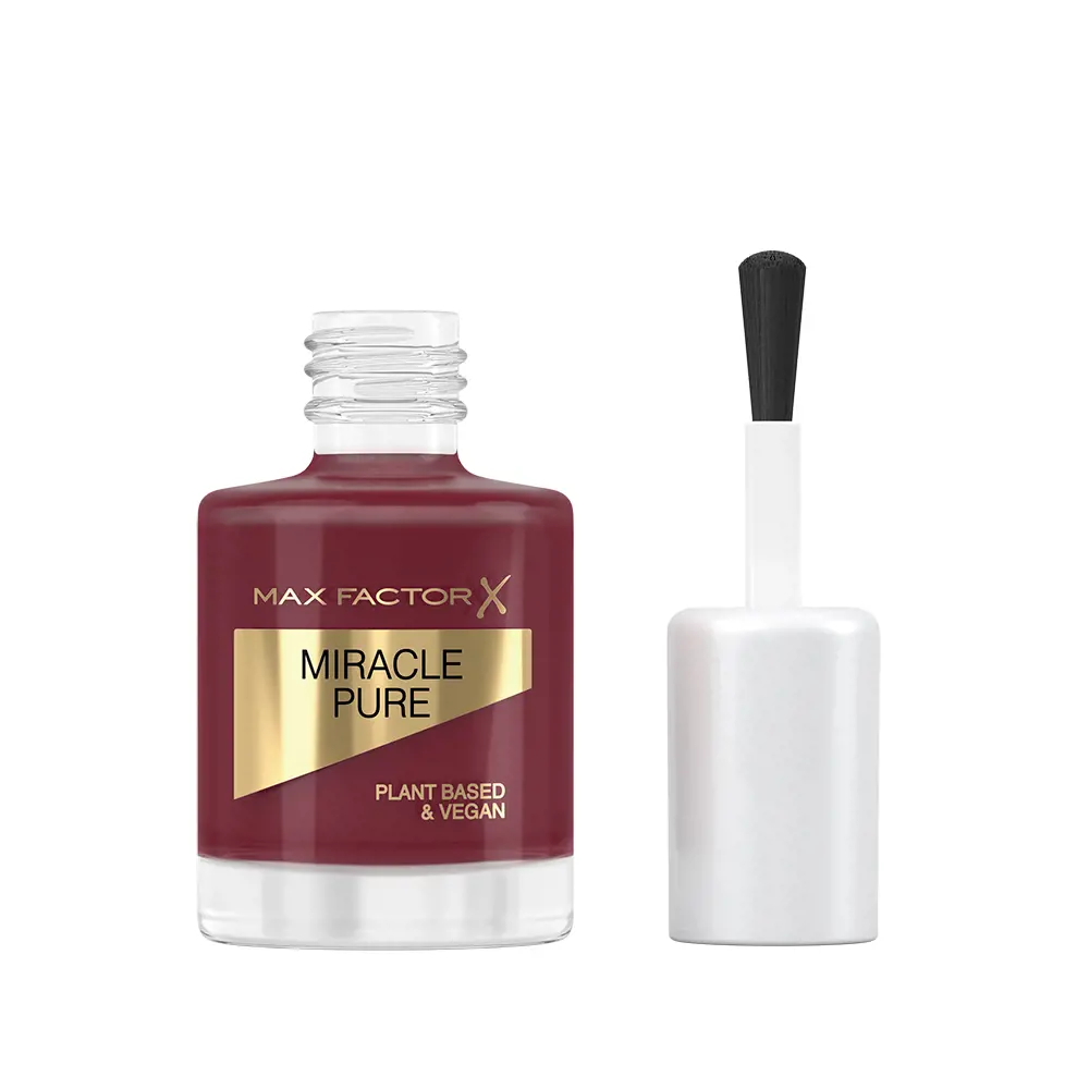 MAX FACTOR MIRACLE PURE nail polish #373-regal garnet