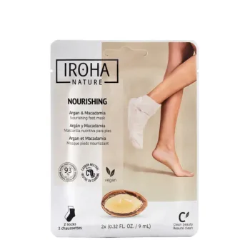 IROHA ARGAN & MACADAMIA chaussettes nourrissantes 1 u