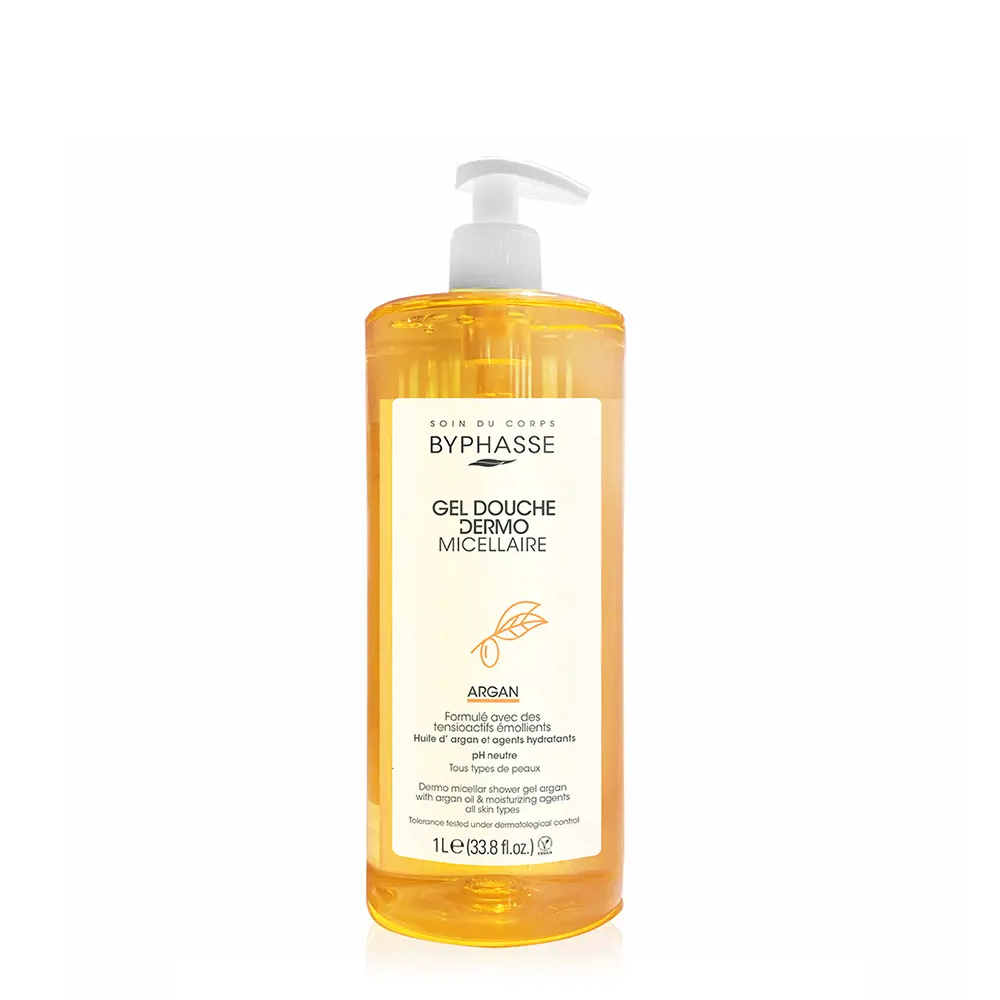 BYPHASSE DERMO GEL DE DUCHA micelar argan 1000 ml BYPHASSE DERMO GEL DE DUCHA micelar argan 1000 ml