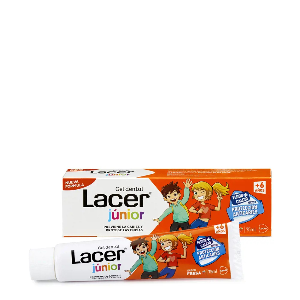 LACER JUNIOR gel dental fresa 75 ml LACER JUNIOR gel dental fresa 75 ml