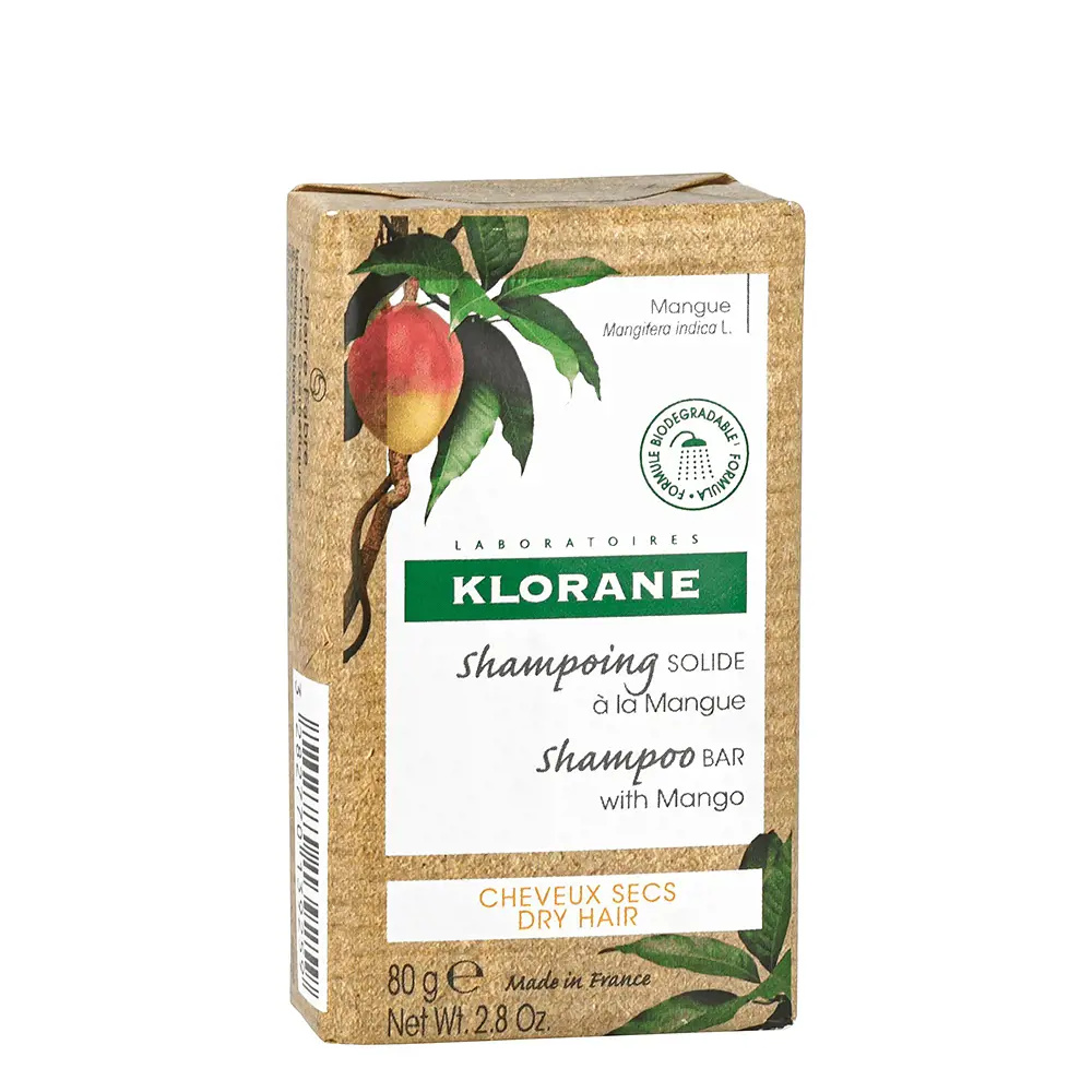 KLORANE AL MANGO champú sólido 80 gr KLORANE AL MANGO champú sólido 80 gr