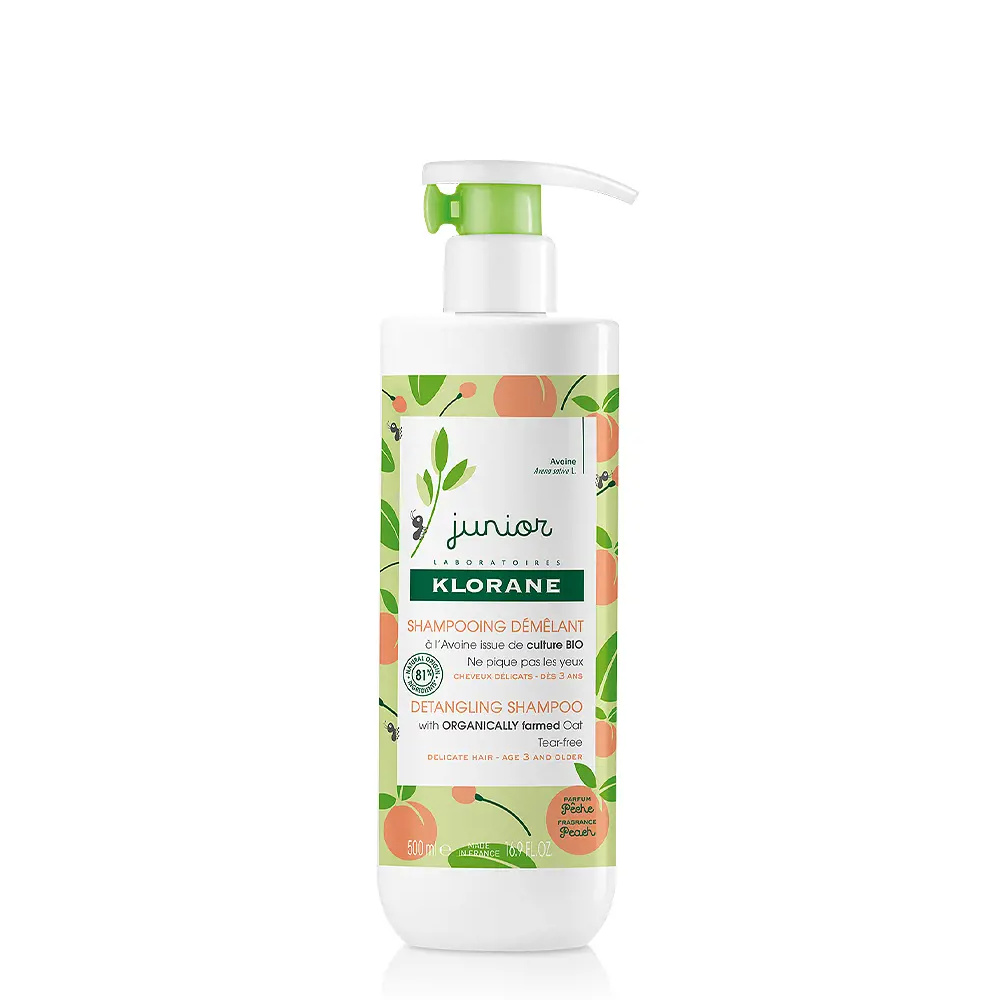 KLORANE JUNIOR champú desenredante melocotón 500 ml KLORANE JUNIOR champú desenredante melocotón 500 ml