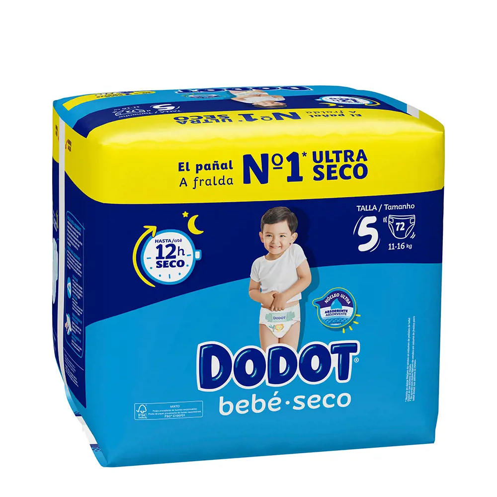 DODOT STAGES size 5 nappies 11-16 kg 72 pcs DODOT STAGES size 5 nappies 11-16 kg 72 pcs