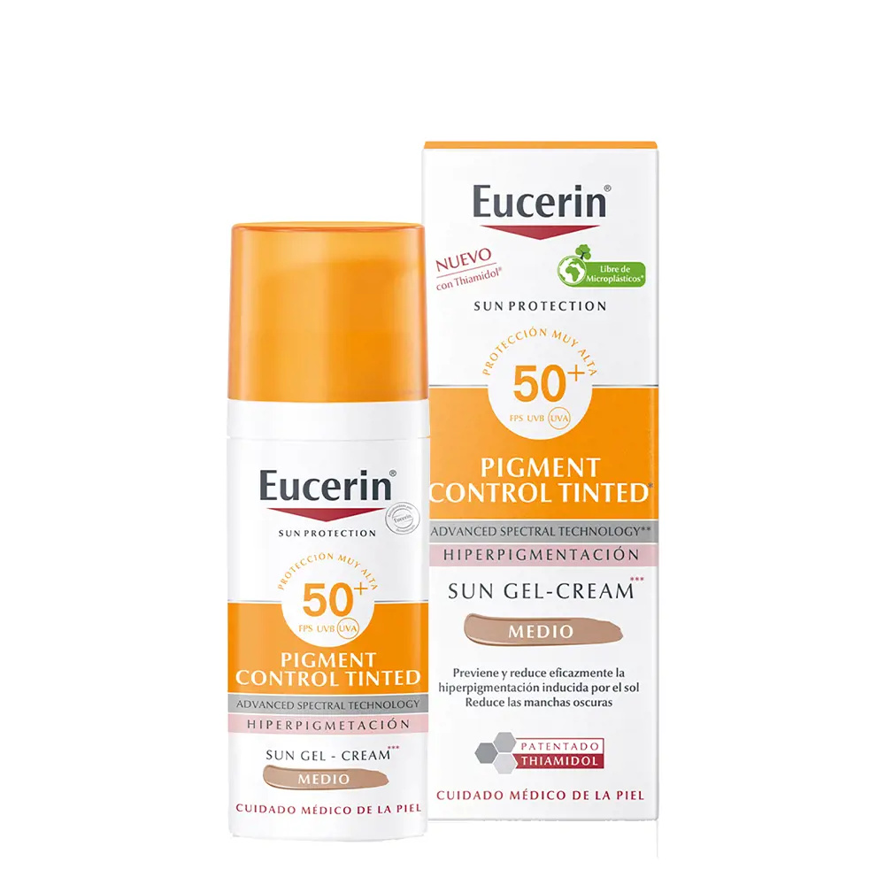 EUCERIN SUN PROTECTION pigment control SPF50+ tinted #medium 50 ml EUCERIN SUN PROTECTION pigment control SPF50+ tinted #medium 50 ml
