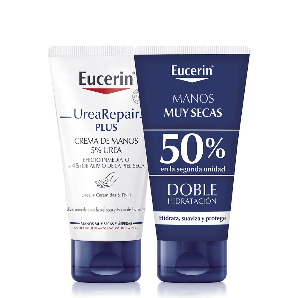EUCERIN UREAREPAIR PLUS HAND CREAM 5% UREA set 2 x 75 ml EUCERIN UREAREPAIR PLUS HAND CREAM 5% UREA set 2 x 75 ml