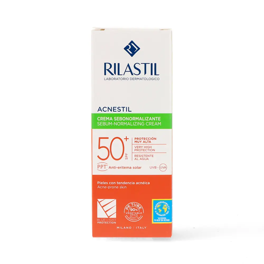 <span class="notranslate">RILASTIL SUN SYSTEM</span> acnestil fotoprotector solar anti-imperfections SPF50+ 40 ml