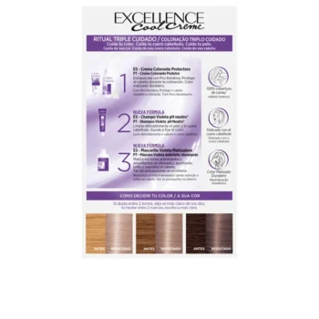 L'ORÉAL PARIS EXCELLENCE CREAM dye #8.11-blonde clear ceniza 192 ml