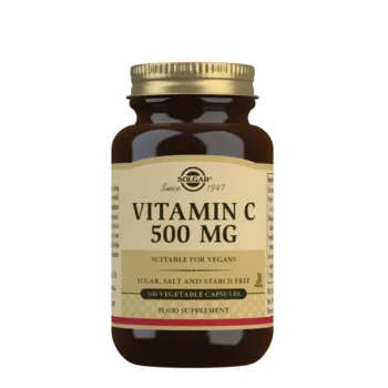 SOLGAR VITAMIN C 500 mg vegetable capsules 100 u