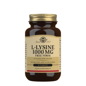 SOLGAR L-LISINE 1000 mg 50 tablets