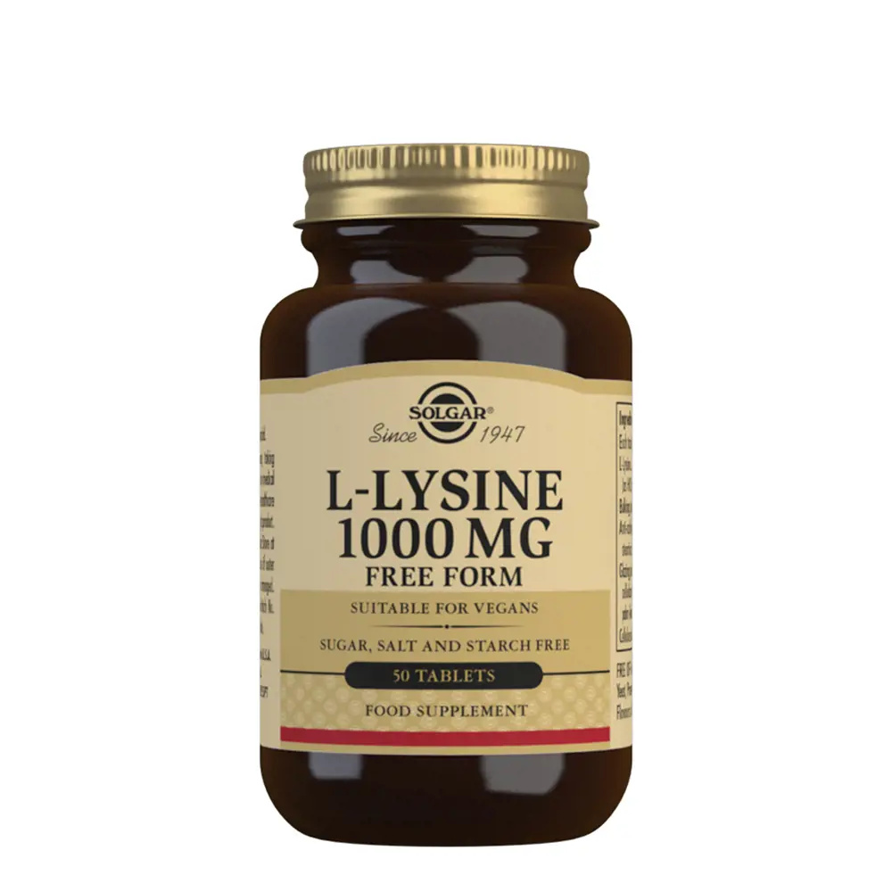 SOLGAR L-LISINE 1000 mg 50 tablets SOLGAR L-LISINE 1000 mg 50 tablets