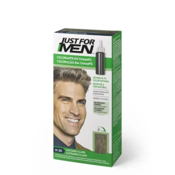JUST FOR MEN COLORANTE en champoo #castano chiaro 30 ml