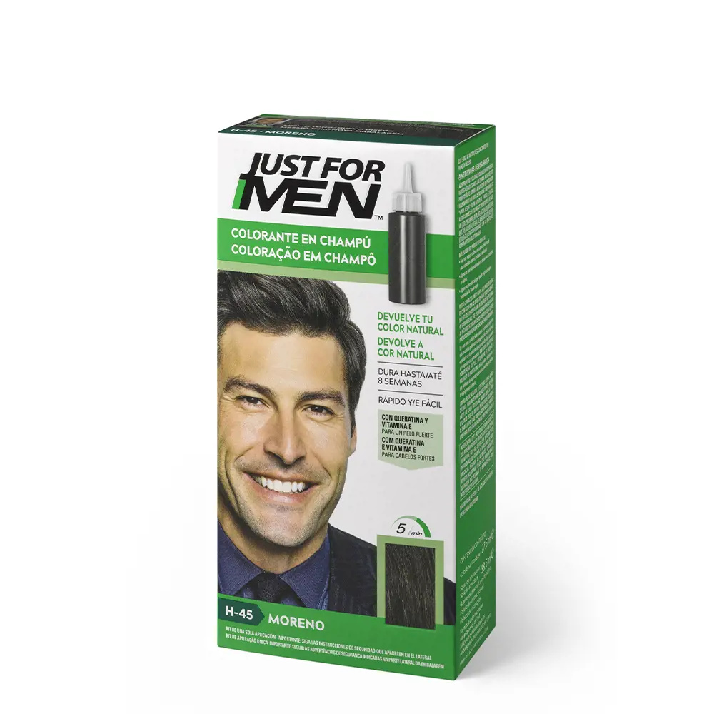 JUST FOR MEN COLORANTE en champoo #moreno 30 ml JUST FOR MEN COLORANTE en champoo #moreno 30 ml