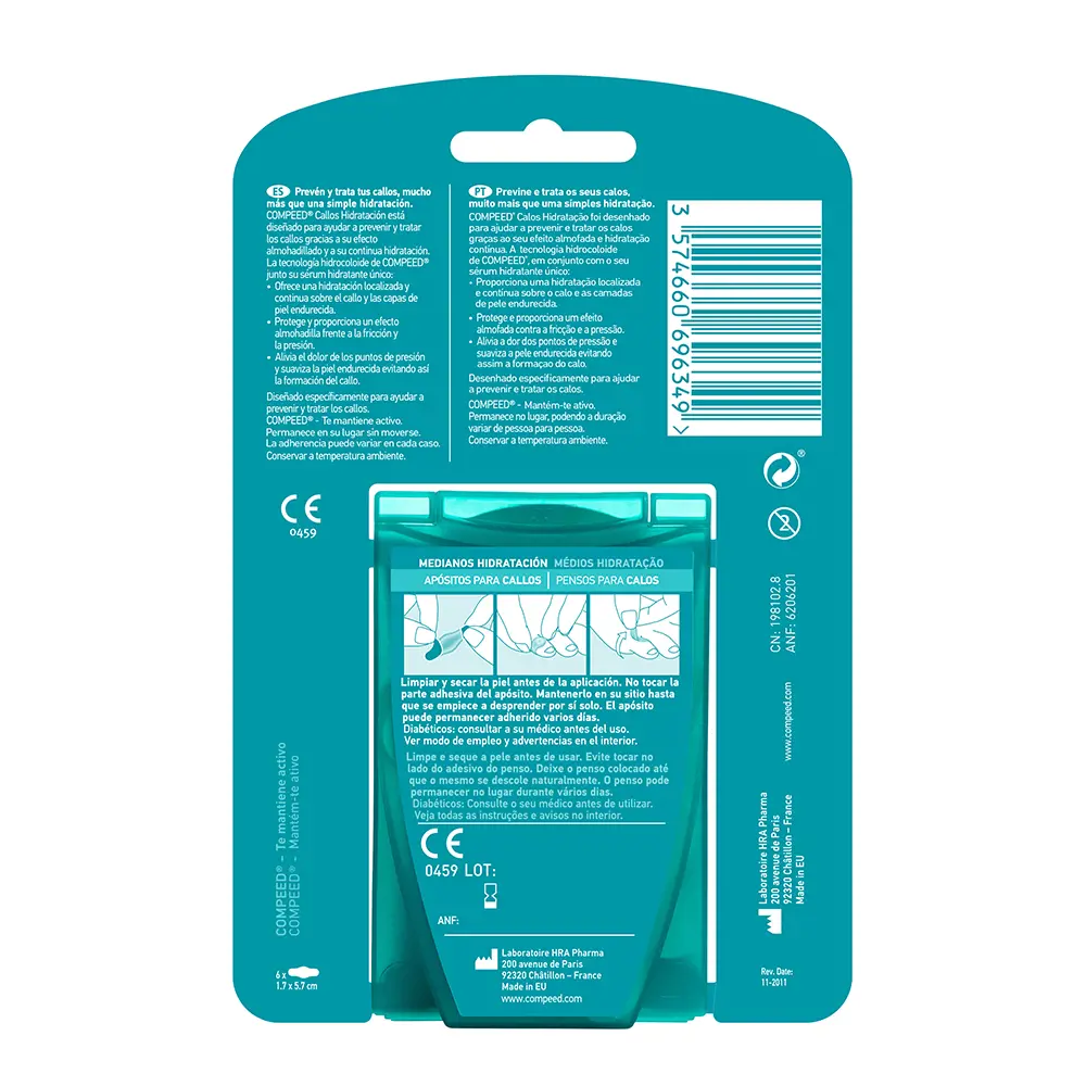 COMPEED CALLOS hydration continua 6 u