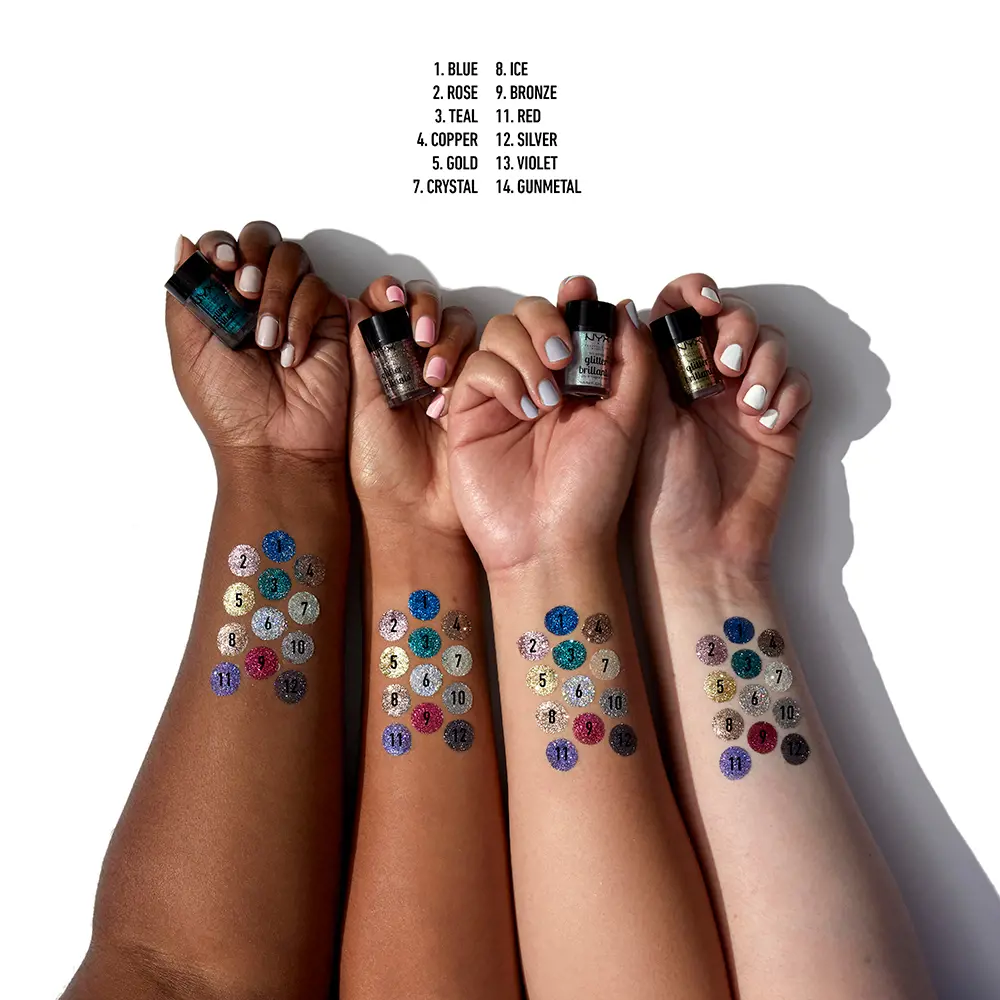 NYX PROFESSIONAL MAKE UP GLITTER BRILLANTS face and body #crystal NYX PROFESSIONAL MAKE UP GLITTER BRILLANTS face and body #crystal - Image 4