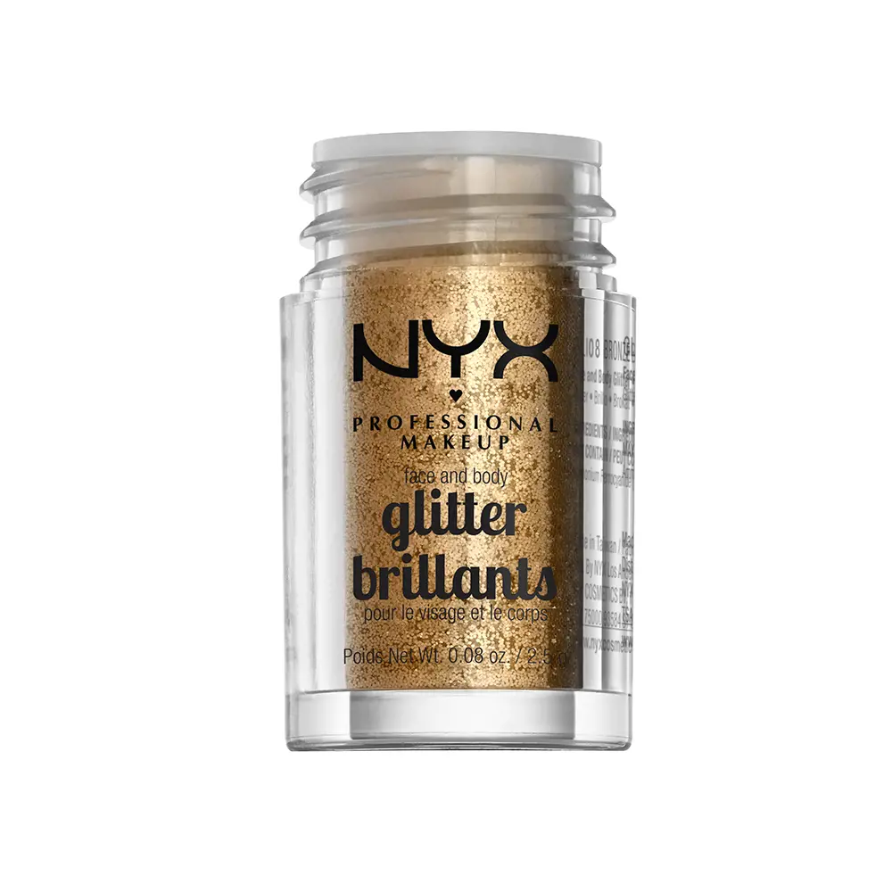 NYX PROFESSIONAL MAKE UP GLITTER BRILLANTS face and body #bronze NYX PROFESSIONAL MAKE UP GLITTER BRILLANTS face and body #bronze - Image 2