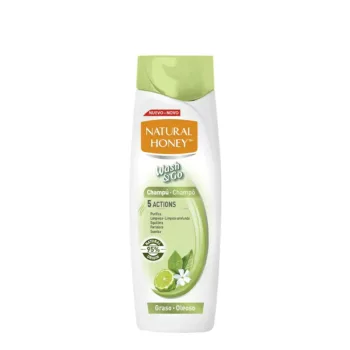 NATURAL HONEY WASH & GO champoo graso 400 ml
