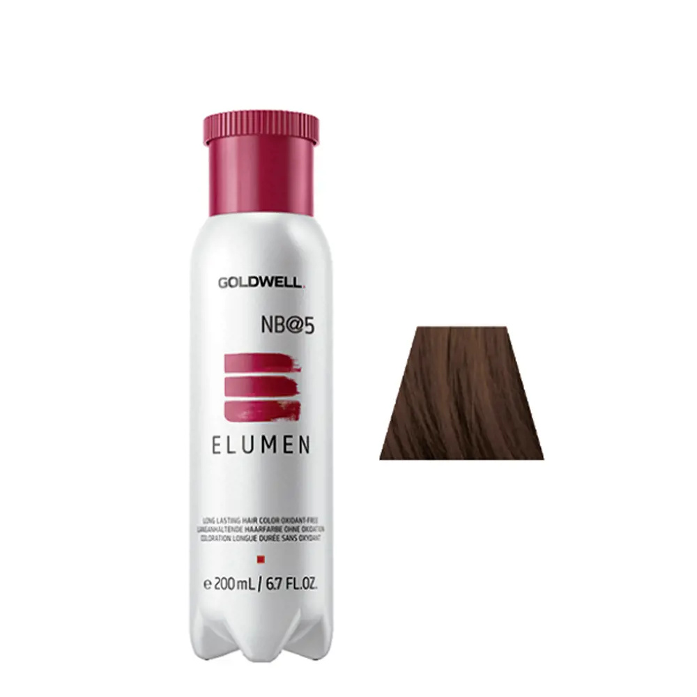 GOLDWELL ELUMEN long lasting hair color oxidant free #NB@5 200 ml GOLDWELL ELUMEN long lasting hair color oxidant free #NB@5 200 ml