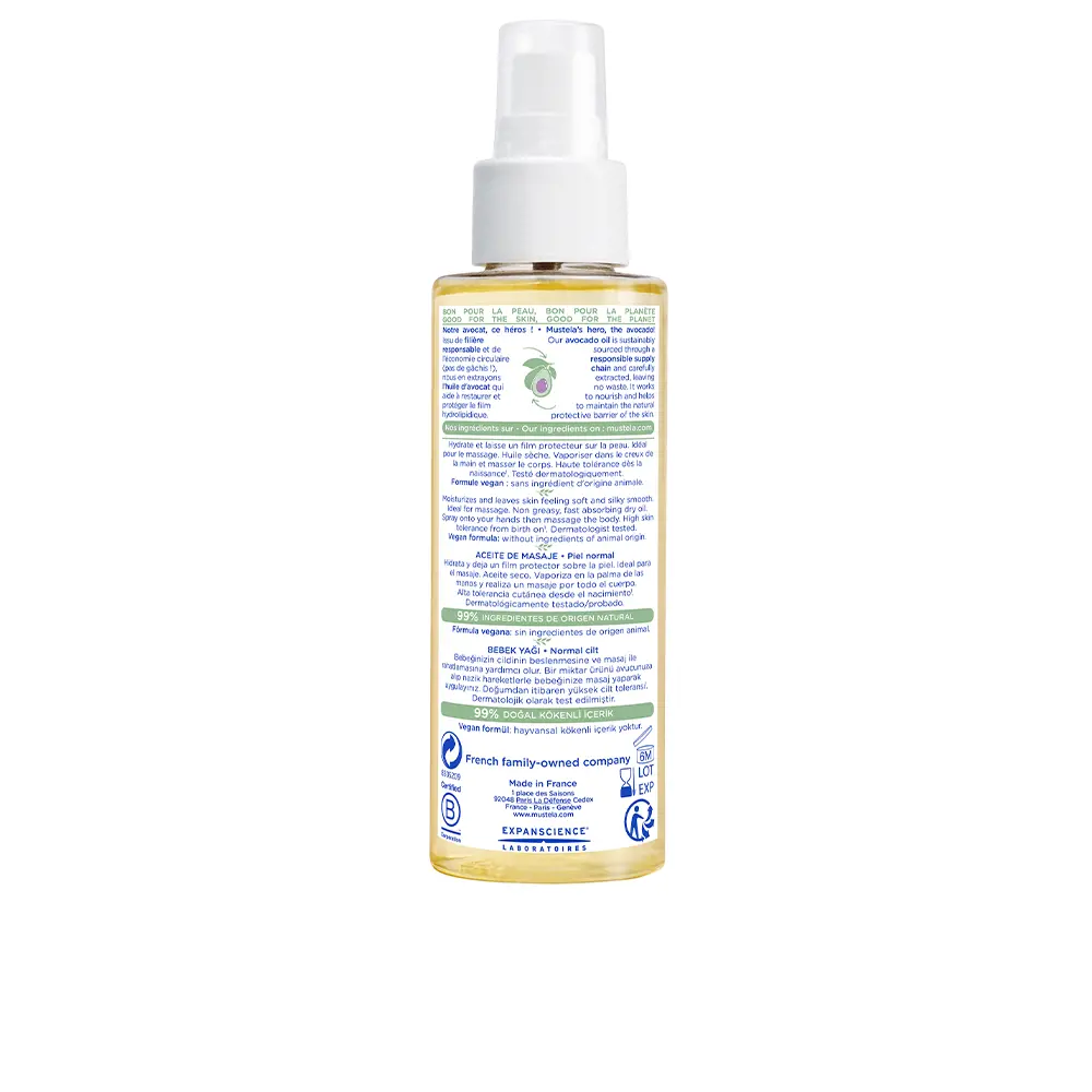 MUSTELA BEB-NIO oil de masaje 100 ml MUSTELA BEB-NIO oil de masaje 100 ml