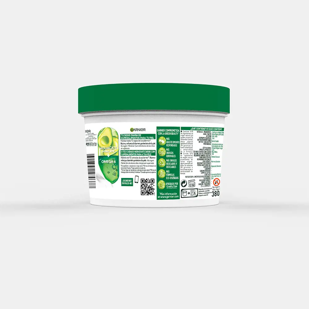 GARNIER BODY SUPERFOOD nourishing body cream 380 ml GARNIER BODY SUPERFOOD nourishing body cream 380 ml - Image 2