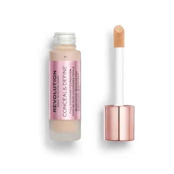 REVOLUTION MAKE UP CONCEAL & DEFINE full coverage foundation #F5