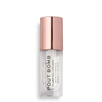 REVOLUTION MAKE UP POUT BOMB plumping gloss #glaze
