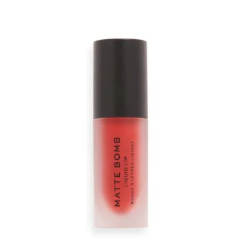 REVOLUTION MAKE UP MATTE BOMB liquid lip #lure red