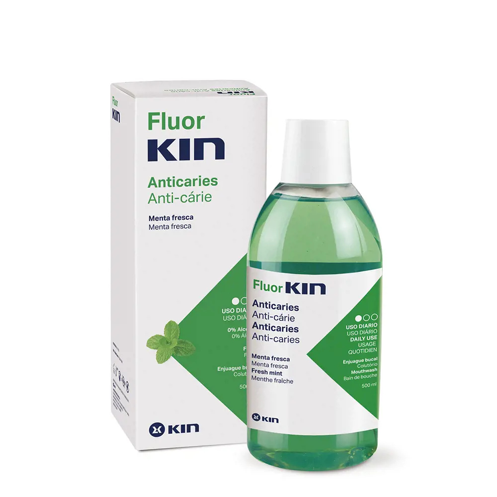 KIN FLUORKIN ANTICARIES enjuague bucal 500 ml KIN FLUORKIN ANTICARIES enjuague bucal 500 ml