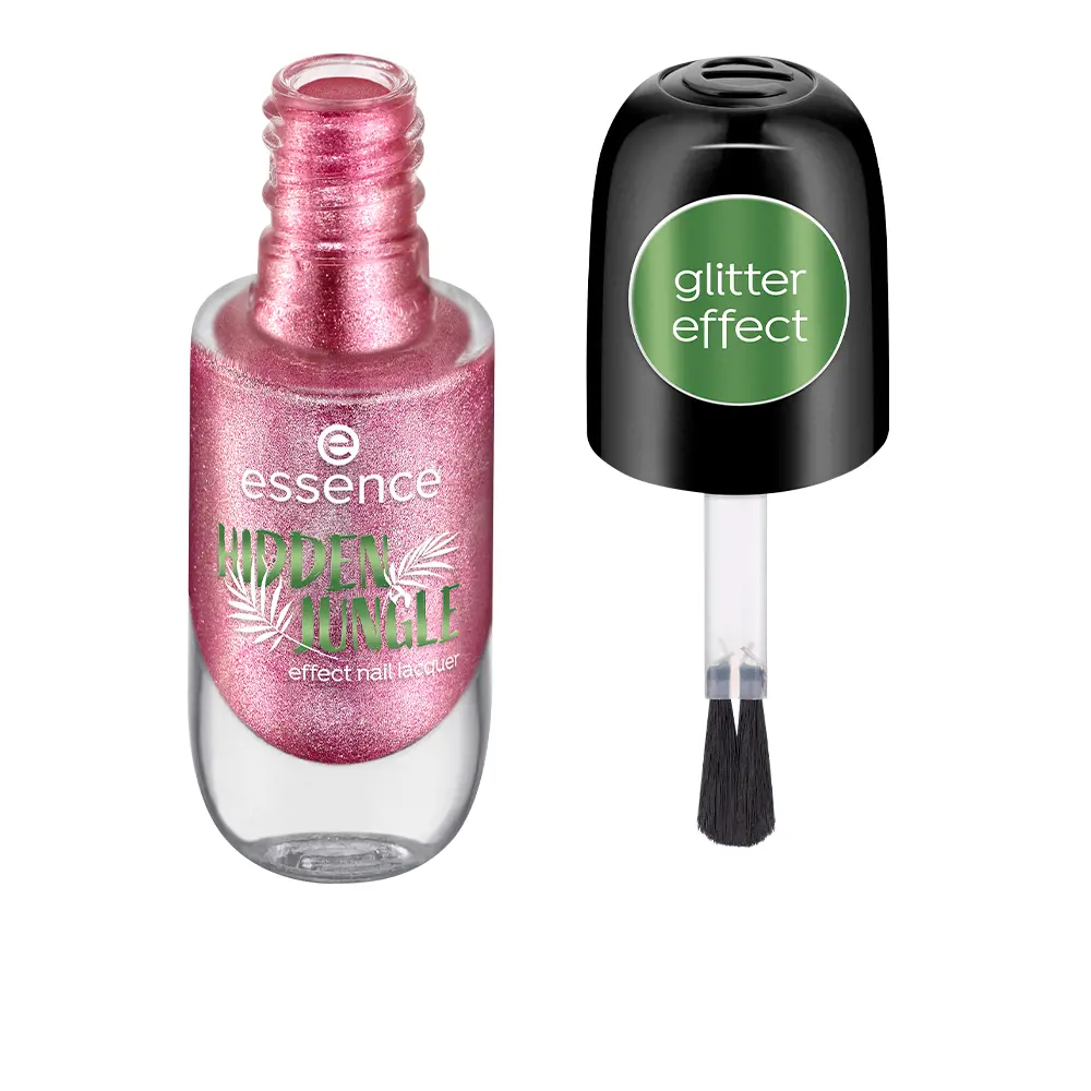 ESSENCE HIDDEN JUNGLE effect nail polish #04-rosa