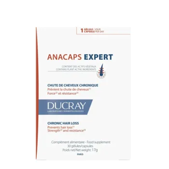 DUCRAY ANACAPS EXPERT chronic hair loss supplement 30 capsules