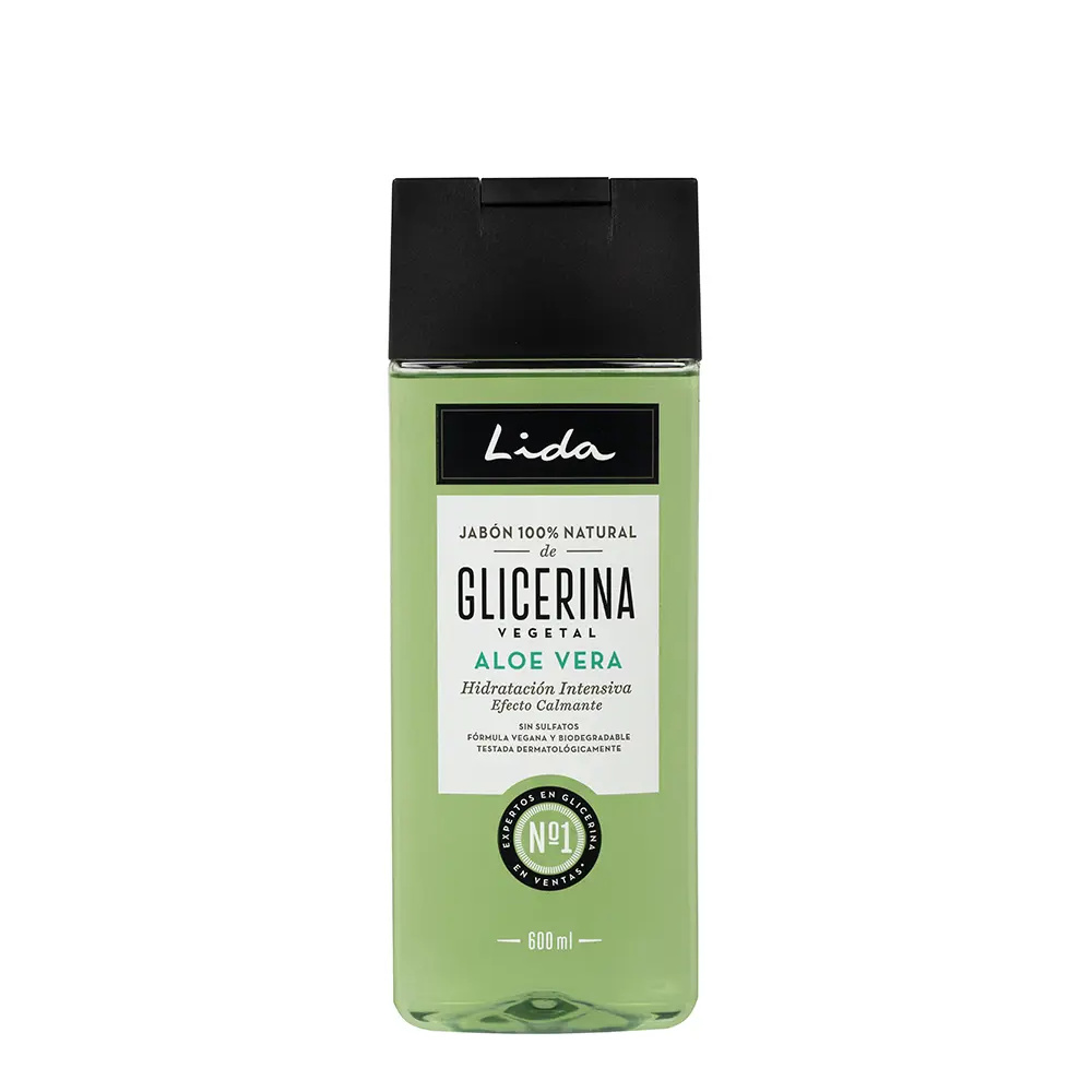 LIDA SOAP 100% NATURAL glicerina and aloe vera 600 ml LIDA SOAP 100% NATURAL glicerina and aloe vera 600 ml