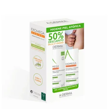 A-DERMA EXOMEGA CONTROL GEL ESPUMOSO EMOLIENTE LOT 2 x 500 ml A-DERMA EXOMEGA CONTROL GEL ESPUMOSO EMOLIENTE LOT 2 x 500 ml