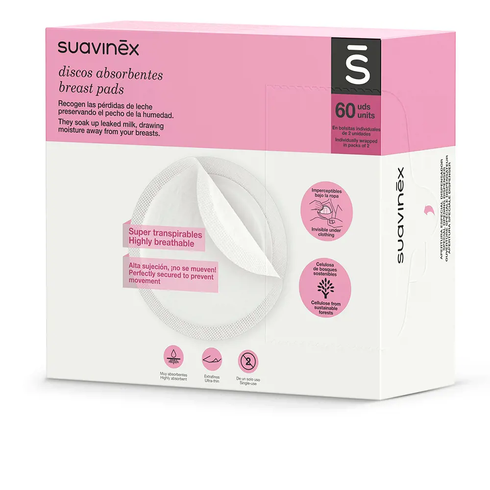 SUAVINEX DISCOS PROTEGESENOS nature 60 u