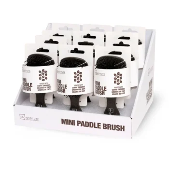 IDC INSTITUTE MINI PADDLE BRUSH made with coffee 1 u