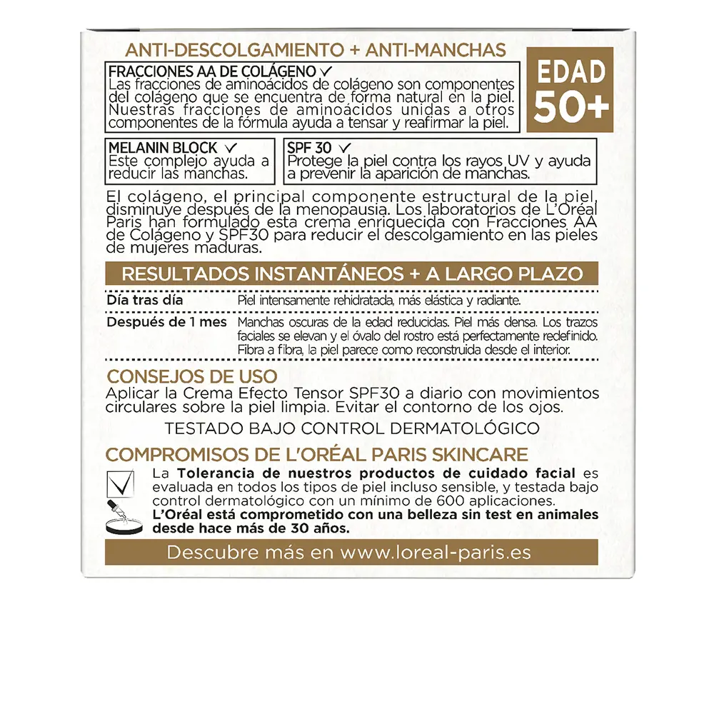 <span class="notranslate">L'ORÉAL PARIS AGE PERFECT</span> cream efecto tenso SPF30 50 ml