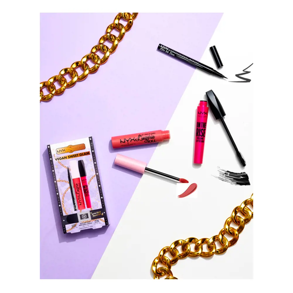 NYX PROFESSIONAL MAKE UP VEGAN SWEET GLAM LIMITED EDITION set 3 pcs