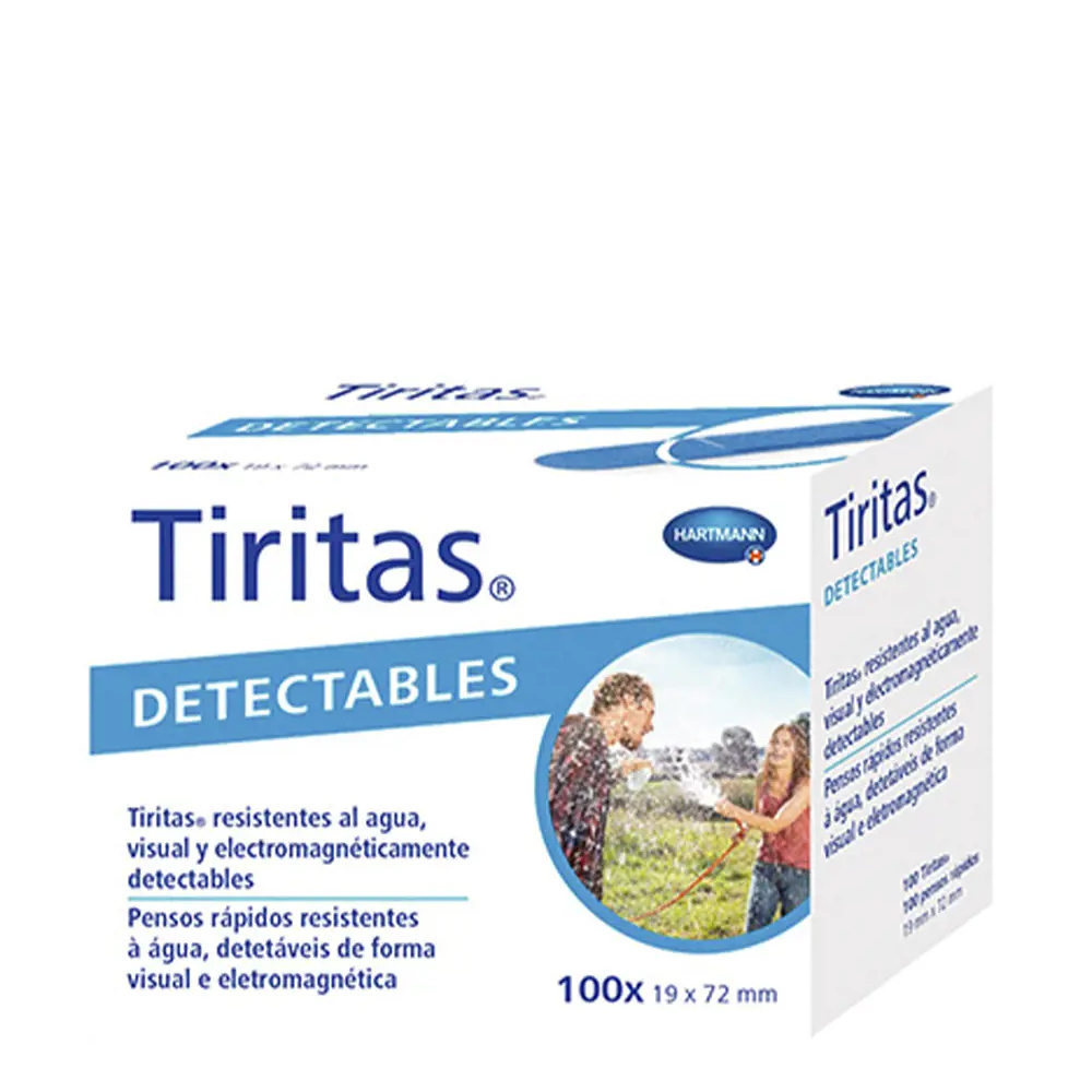 HARTMANN TIRITAS detectables 19x72mm 100 u HARTMANN TIRITAS detectables 19x72mm 100 u