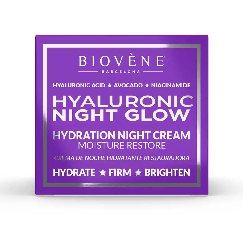 BIOVÈNE HYALURONIC NIGHT GLOW hydration night cream moisture restore 50 ml
