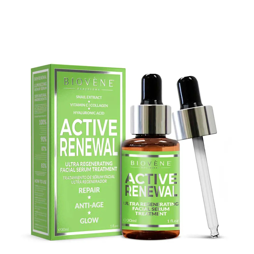 BIOVÈNE ACTIVE RENEWAL ultra regenerating facial serum treatment 30 ml BIOVÈNE ACTIVE RENEWAL ultra regenerating facial serum treatment 30 ml