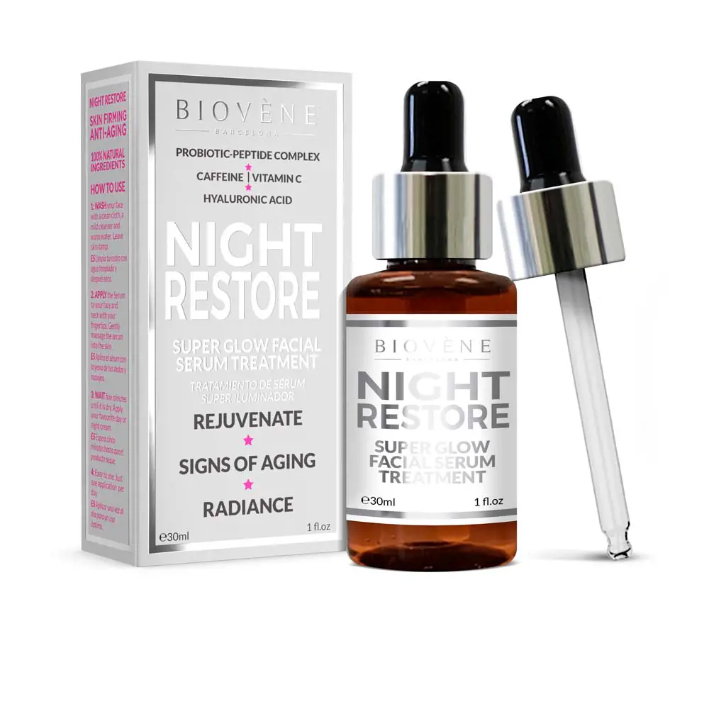 BIOVÈNE NIGHT RESTORE super glow facial serum treatment 30 ml